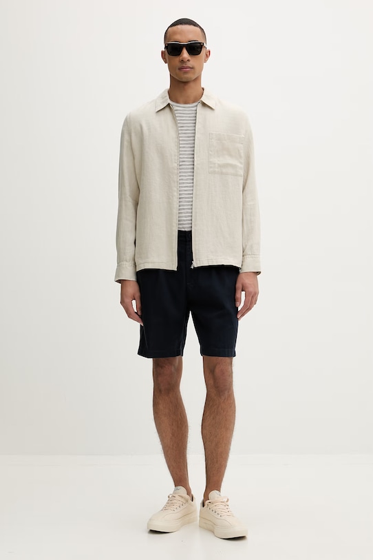 Marc O'Polo giacca da uomo in lino 5000013998 beige ZS26