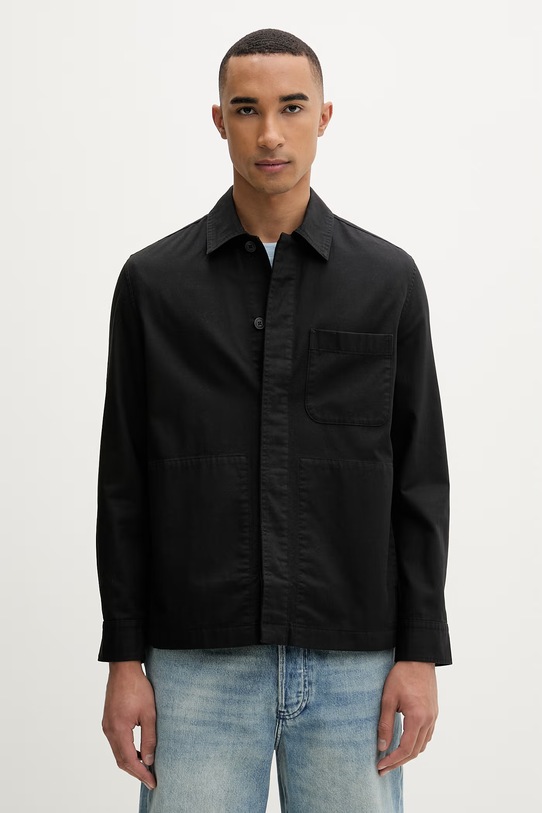 Marc O'Polo kurtka męska z lnem czarny 5000013994