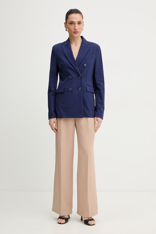 Silvian Heach marynarka dwurzędowa damska FATISE GPP26061GC granatowy ZS26