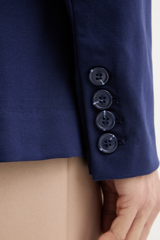 Silvian Heach marynarka dwurzędowa damska FATISE GPP26061GC granatowy