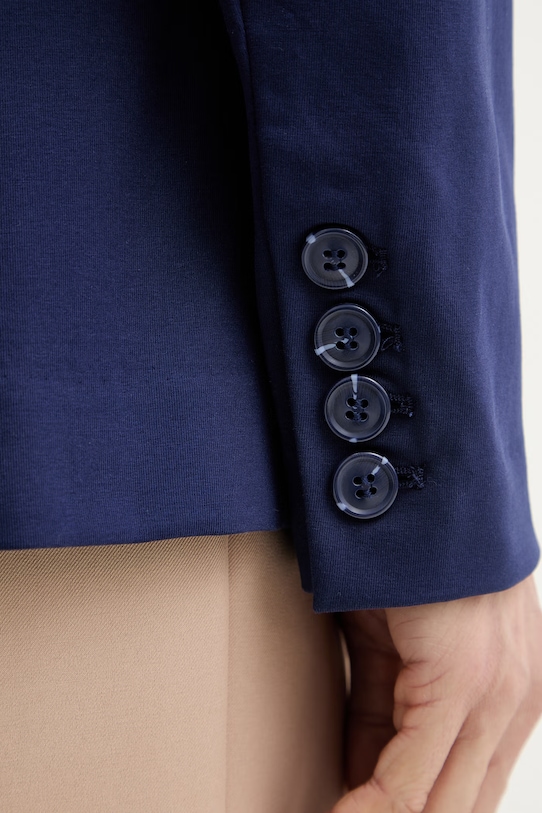 Silvian Heach marynarka dwurzędowa damska FATISE GPP26061GC granatowy