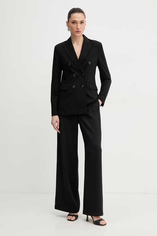 Silvian Heach marynarka dwurzędowa damska FATISE GPP26061GC czarny ZS26