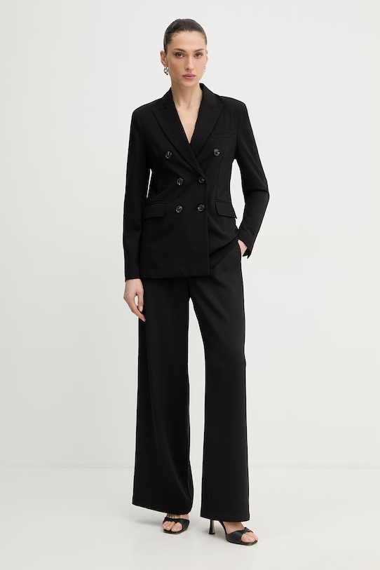 Silvian Heach marynarka dwurzędowa damska FATISE GPP26061GC czarny ZS26