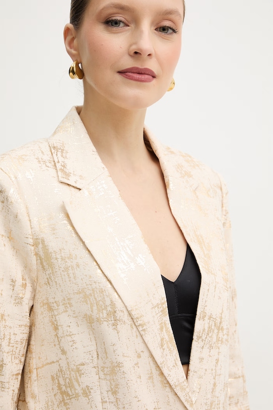 Sako s dodatkom lana Silvian Heach KHUTLO bež GPP26050GC