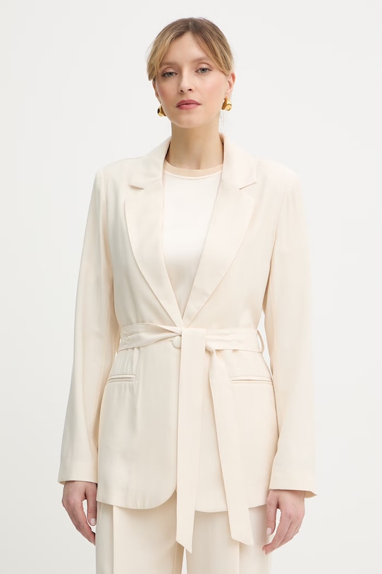 Silvian Heach marynarka KOLEW tkanina beżowy GPP26142GC