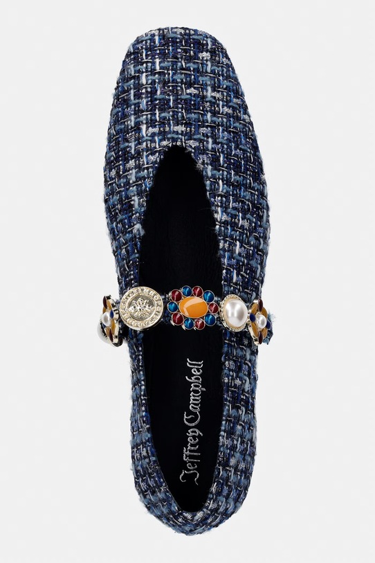 Jeffrey Campbell baleriny Amarissa-2 granatowy JC.1528.7.1