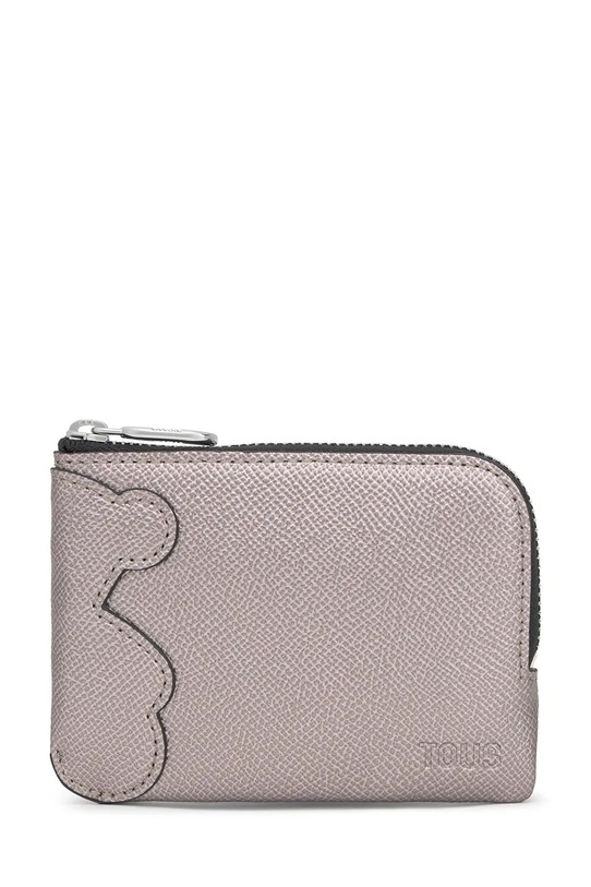 Tous portfel imitacja skóry licowej srebrny 2002362155