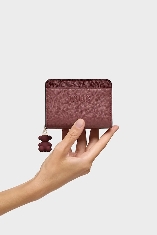 Tous portfel 2002360521 bordowy