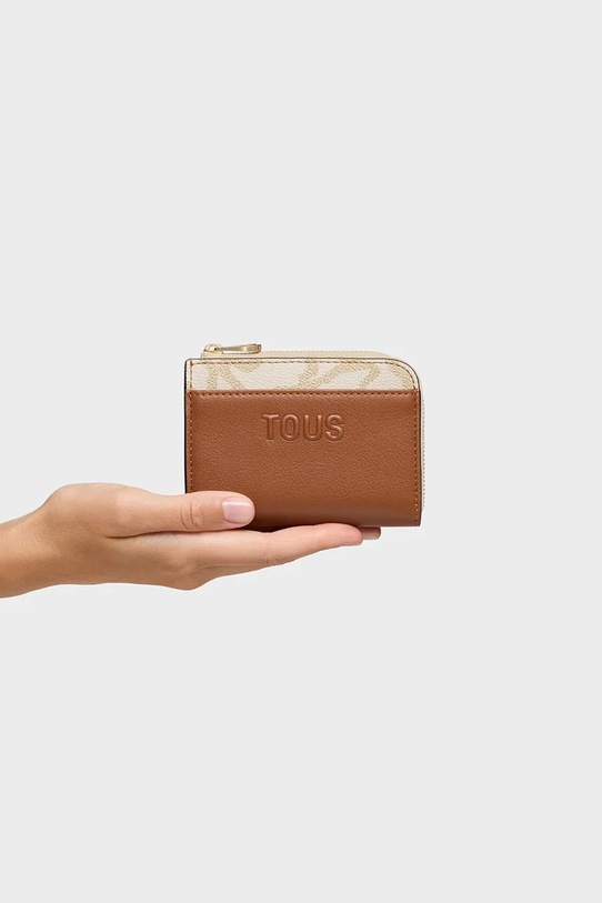 Tous portfel Kaos Icon brązowy 2002357443