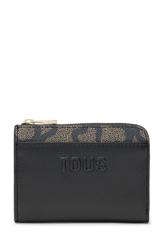 Tous portfel Kaos Icon imitacja skóry licowej czarny 2002357451