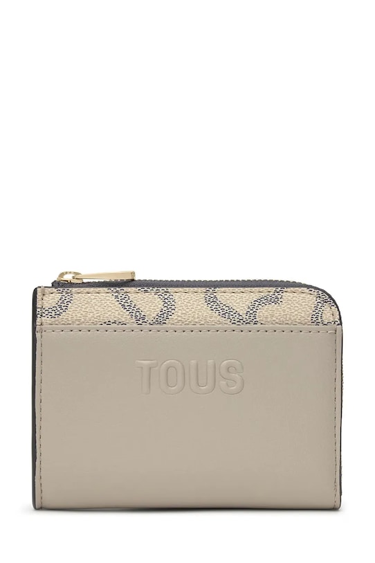 Peněženka Tous Kaos Icon imitace kůže béžová 2002357444