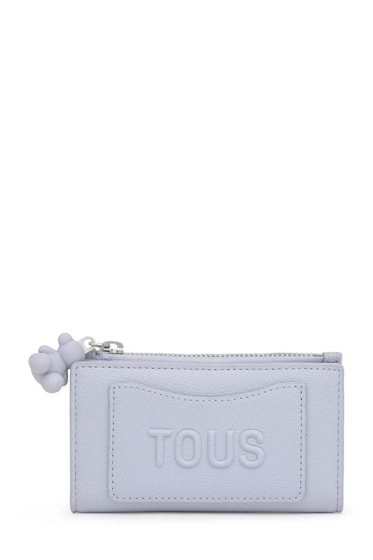 Tous portfel damski z imitacji skóry niebieski 2002374233