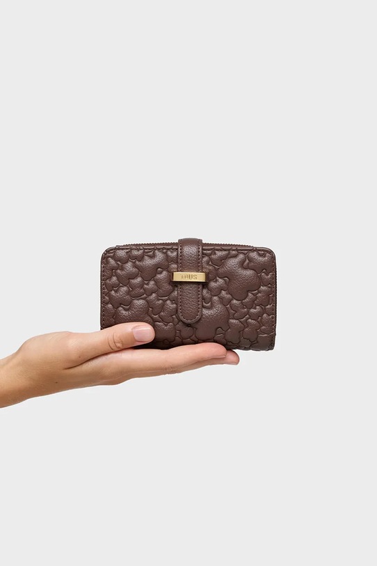 Tous portfel Puffy Bear brązowy 2002304646