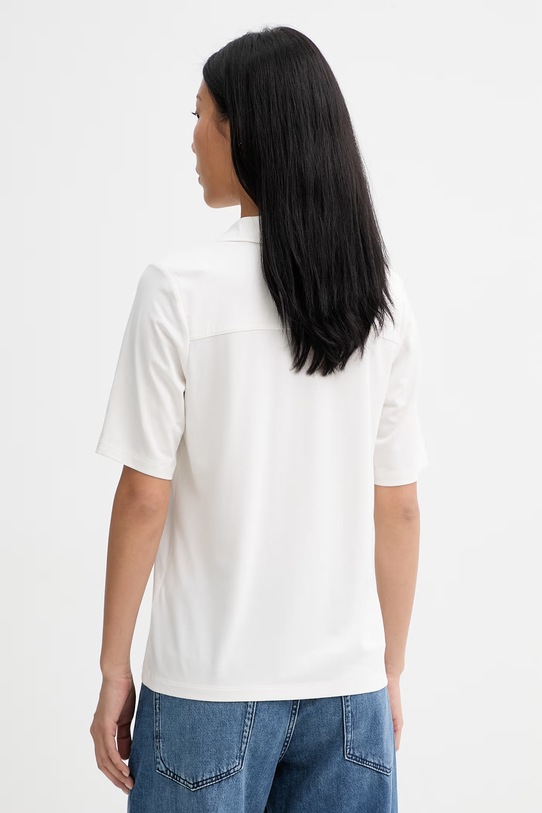 Odzież Marc O'Polo polo damskie z wiskozą 5000014088 beżowy