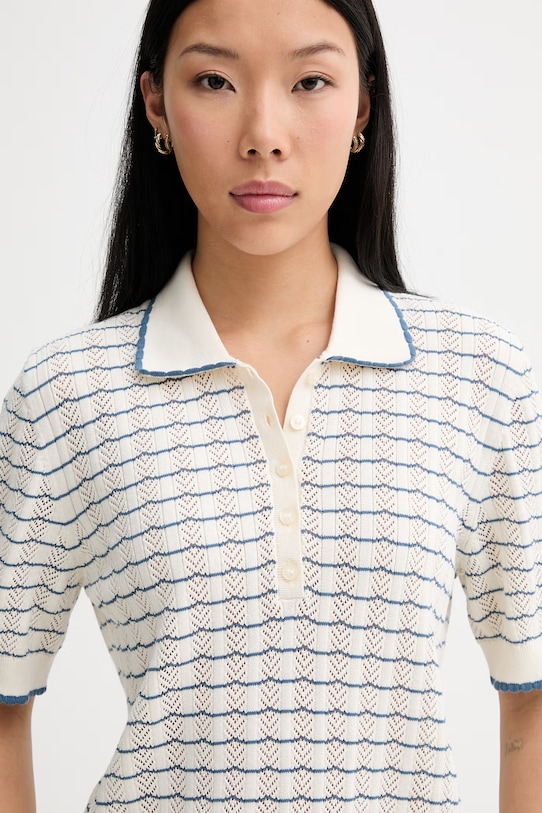 Marc O'Polo polo dámské bavlněné béžová 5000010019