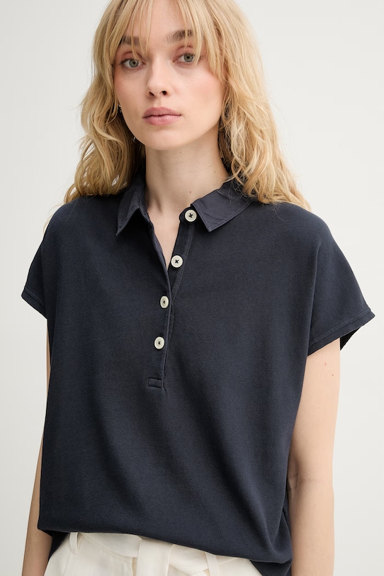 Marc O'Polo polo dámské bavlněné námořnická modř 5000014197