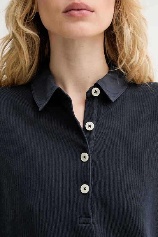 Marc O'Polo πόλο γυναικείο βαμβακερό 5000014197 σκούρο μπλε