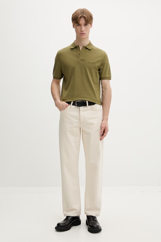 Marc O'Polo póló férfi 5000013999 zöld ZS26