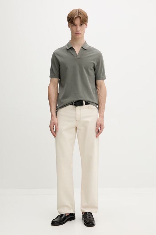 Marc O'Polo polo tričko pánske bavlnené 5000013978 zelená ZS26