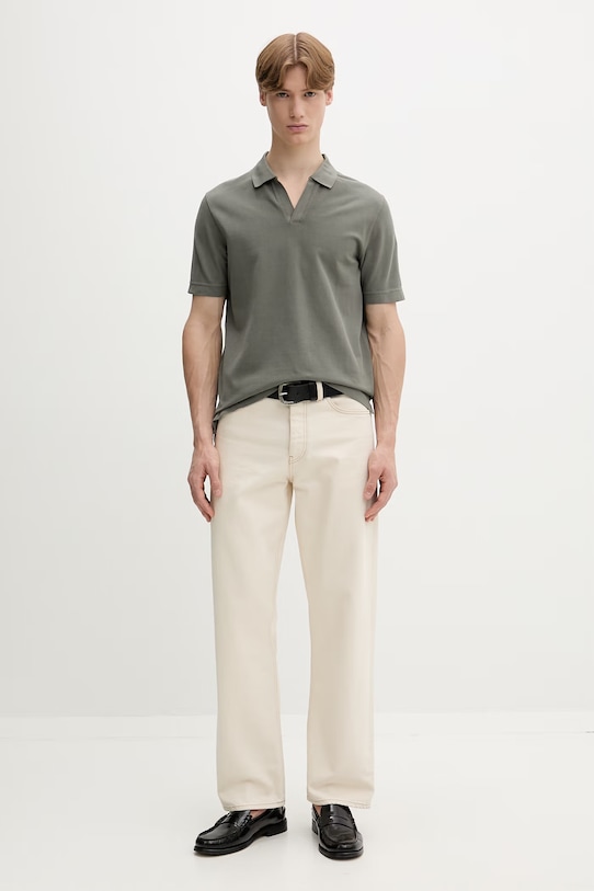 Marc O'Polo polo tričko pánske bavlnené 5000013978 zelená ZS26