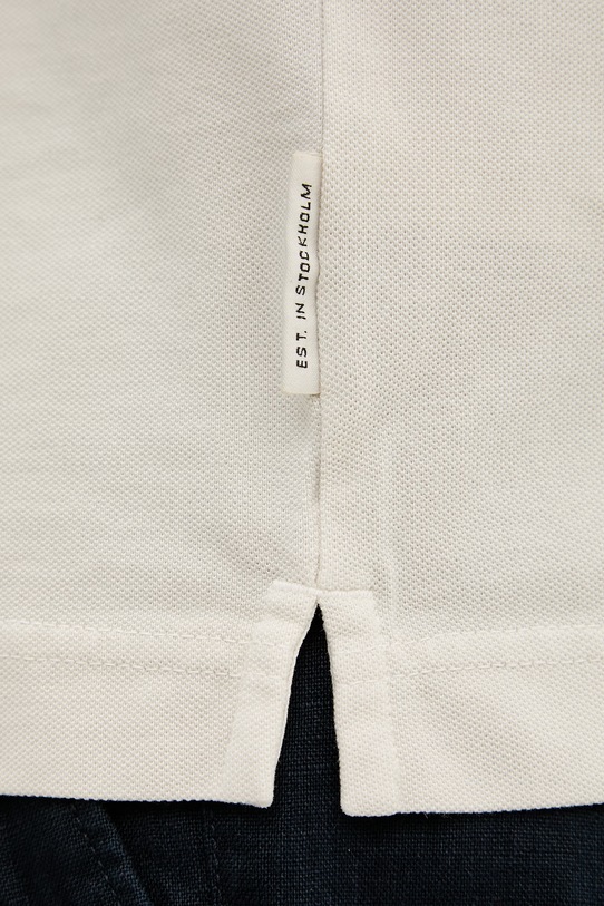 Marc O'Polo polo męskie bawełniane 5000013978 beżowy