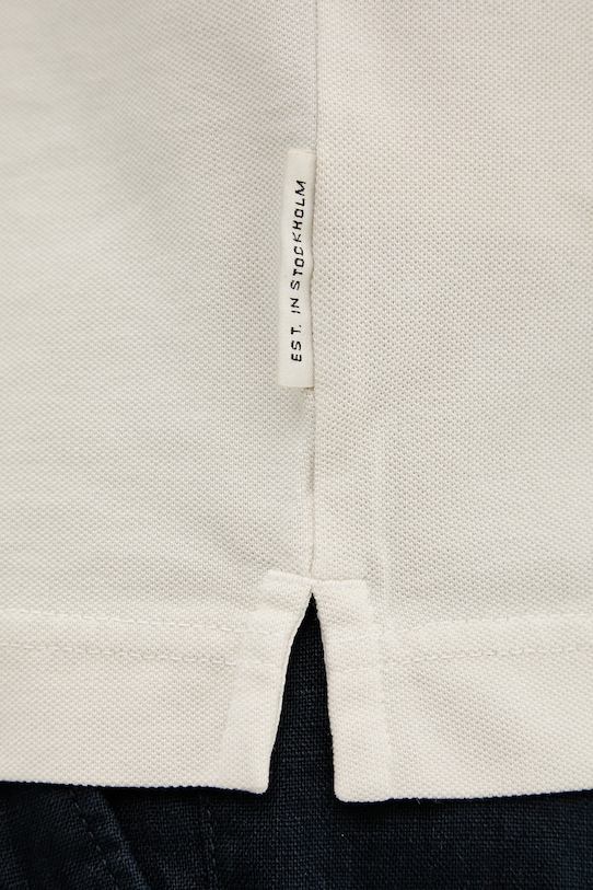 Marc O'Polo polo męskie bawełniane 5000013978 beżowy