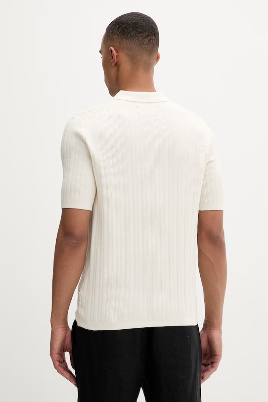 Odzież Marc O'Polo polo męskie bawełniane 5000013990 beżowy