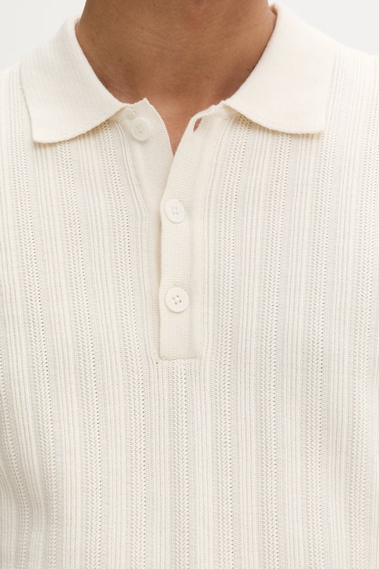 Marc O'Polo polo męskie bawełniane 5000013990 beżowy