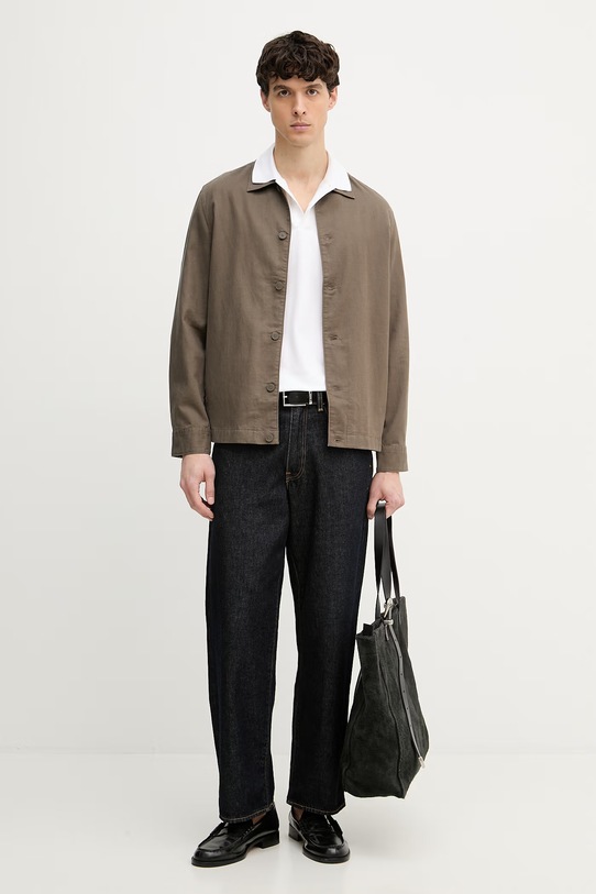 Marc O'Polo polo męskie z bawełną 5000013992 biały ZS26