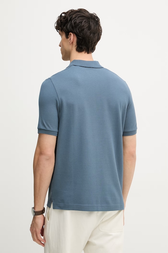 Odzież Marc O'Polo polo męskie z bawełną 5000013992 niebieski