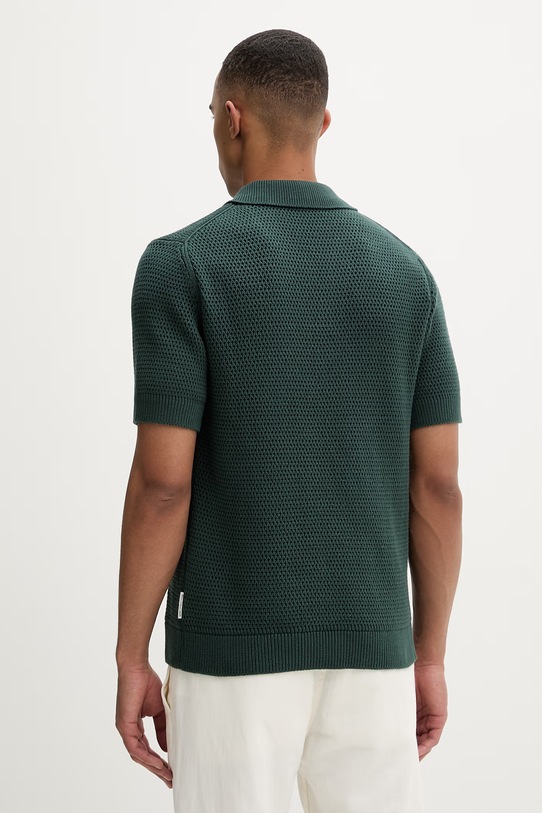 Odzież Marc O'Polo polo męskie bawełniane 5000010063 zielony