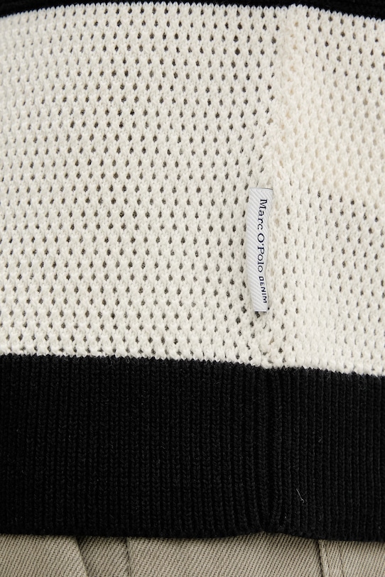 Marc O'Polo поло-свитер для мужчин из хлопка 5000010067 бежевый