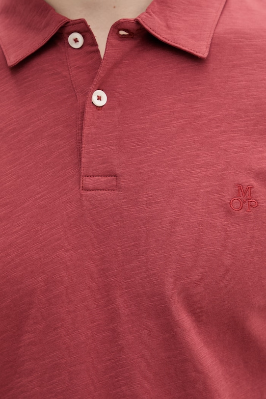 Marc O'Polo polo męskie bawełniane 5000013986 czerwony