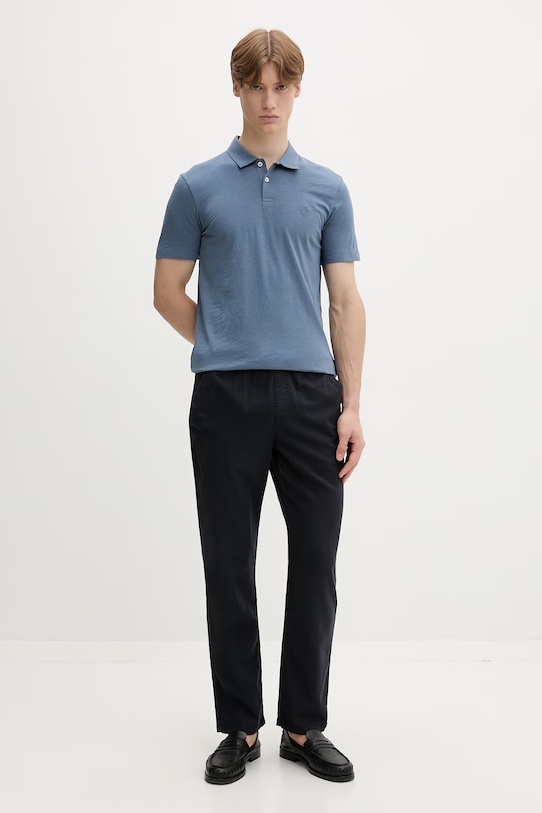 Marc O'Polo polo tričko pánske bavlnené 5000013986 modrá ZS26