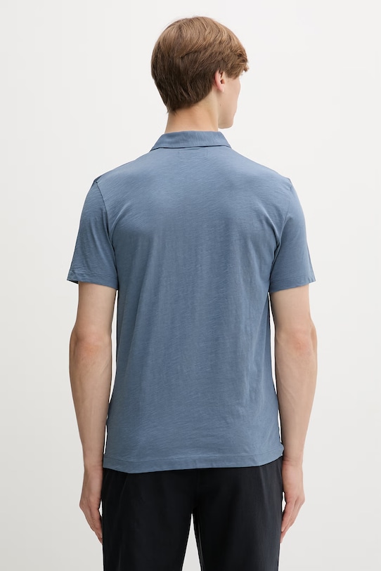 Oblečenie Marc O'Polo polo tričko pánske bavlnené 5000013986 modrá