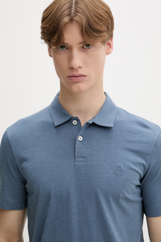 Marc O'Polo polo tričko pánske bavlnené modrá 5000013986