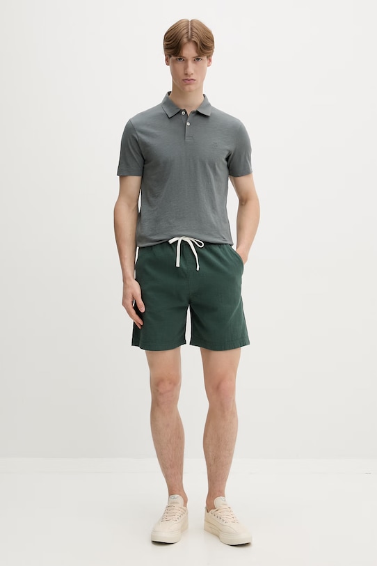 Marc O'Polo πόλο ανδρικό βαμβακερό 5000013986 πράσινο ZS26