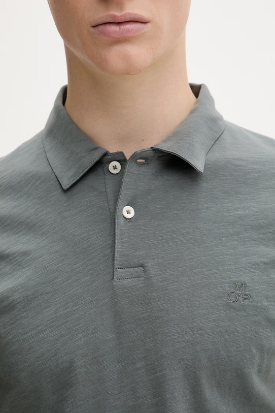 Marc O'Polo πόλο ανδρικό βαμβακερό 5000013986 πράσινο