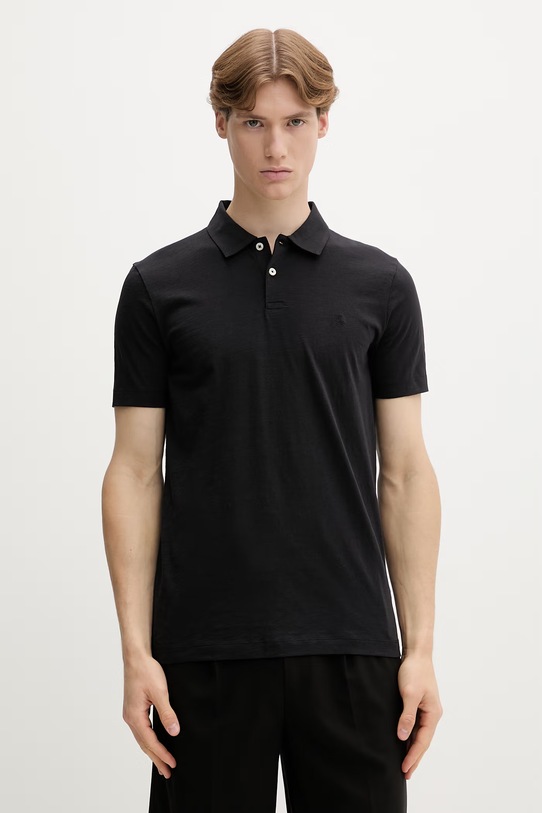 Marc O'Polo polo tričko pánske bavlnené čierna 5000013986
