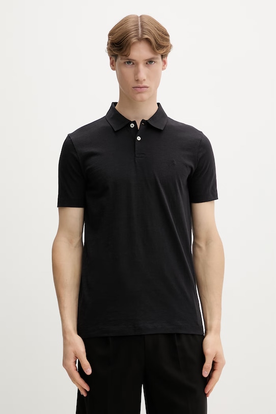 Marc O'Polo polo tričko pánske bavlnené čierna 5000013986