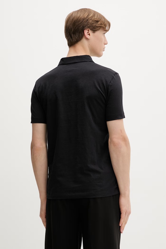 Oblečenie Marc O'Polo polo tričko pánske bavlnené 5000013986 čierna