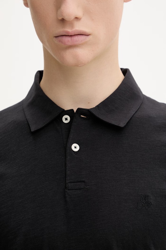 Marc O'Polo polo tričko pánske bavlnené 5000013986 čierna