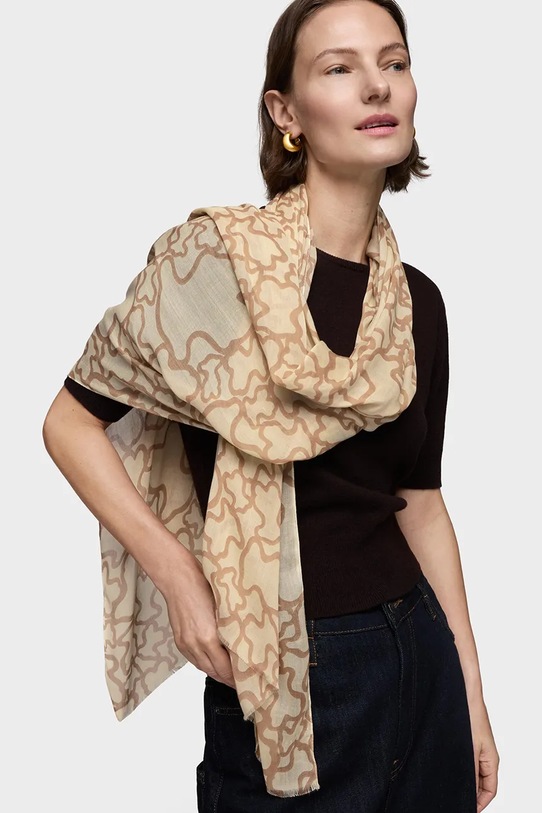 Tous szal beżowy 2002357901