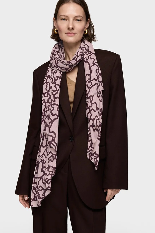 Tous szal bordowy 2002357921