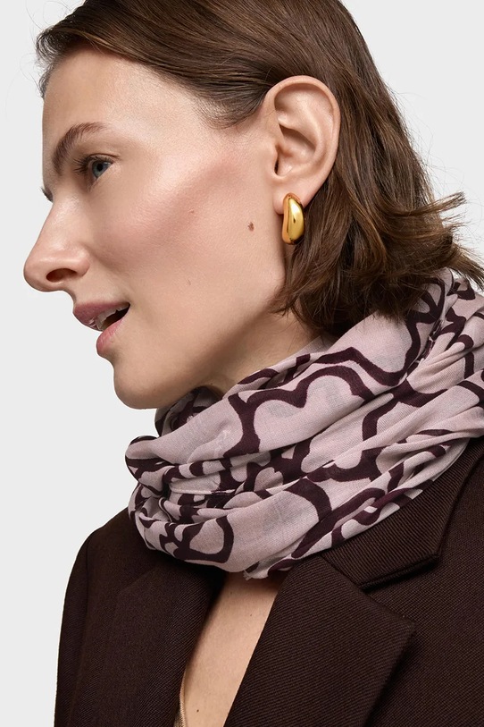 Tous szal 2002357921 bordowy