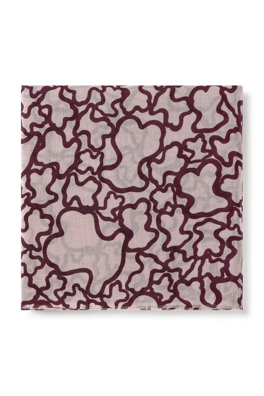 Tous szal 2002357921 bordowy ZS26