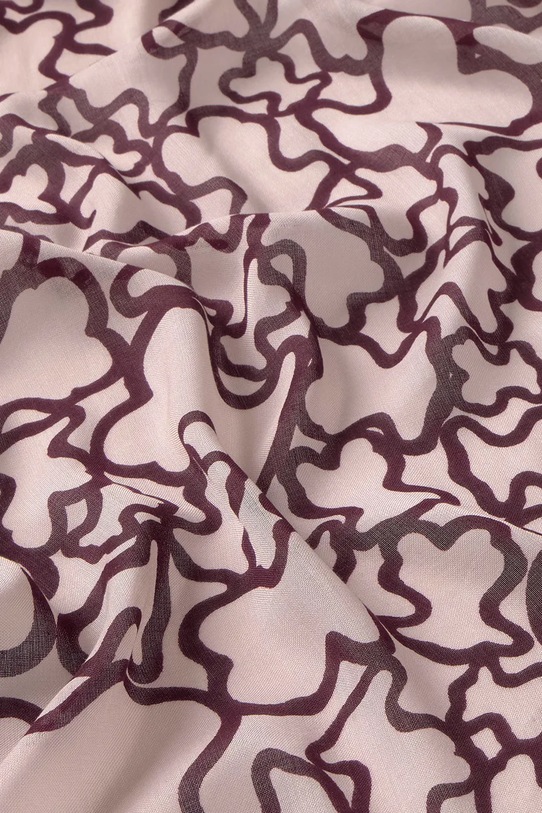 Akcesoria Tous szal 2002357921 bordowy