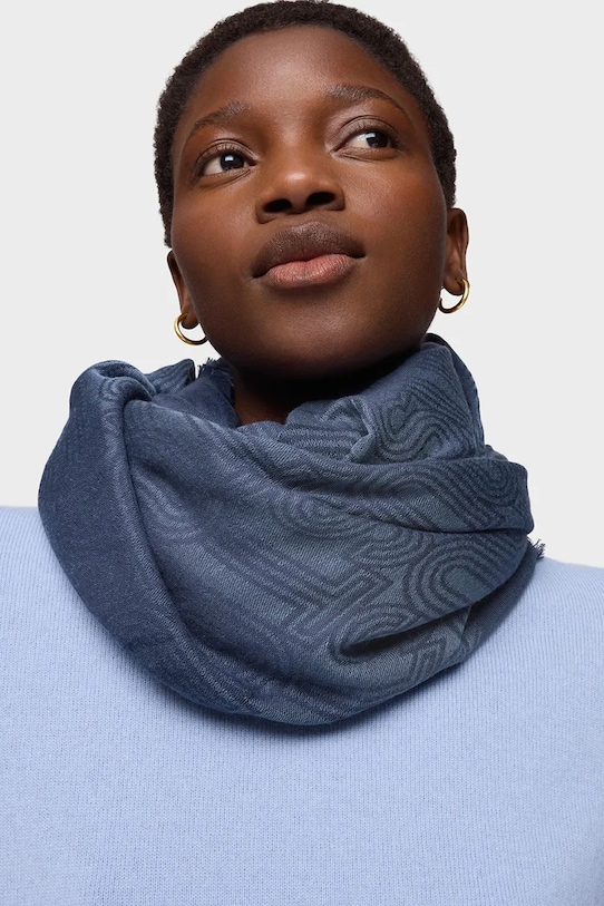 Tous sál kasmírkeverékből sötétkék 2002378433