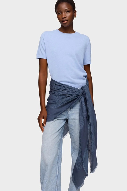 Tous chusta z domieszką kaszmiru 2002378433 granatowy