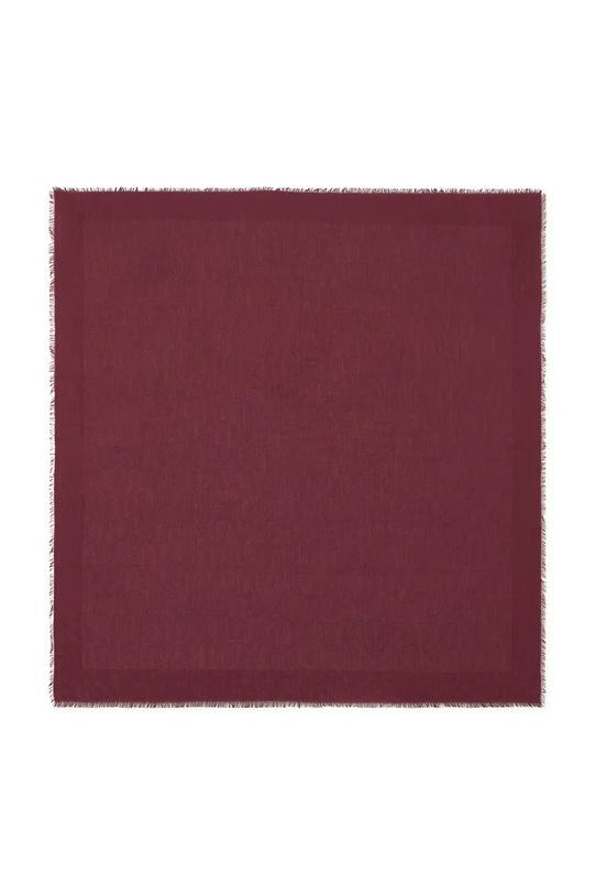 Tous chusta z domieszką kaszmiru tkanina bordowy 2002378421